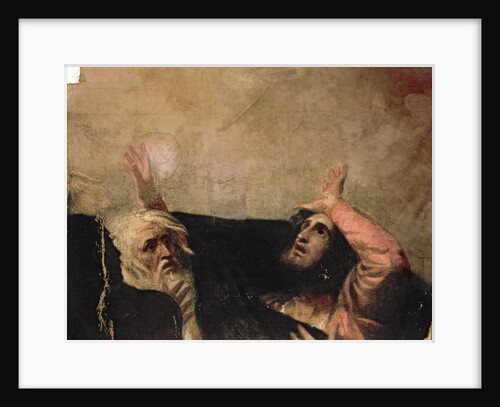 Alonso, King of Naples, and Another Figure, fragment from 'The Tempest', c.1790 by George Romney