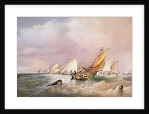 Off the French Coast, 1837 by Edward Duncan