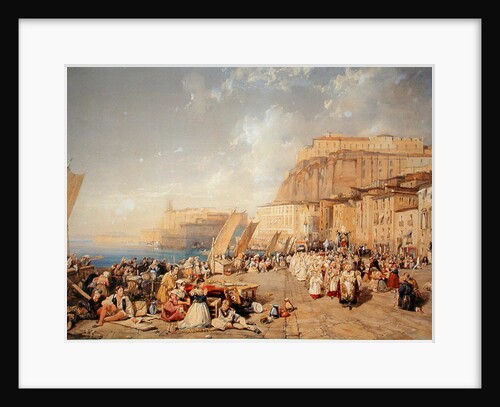 Procession on the Feast of Corpus Christi, Naples by James Duffield Harding