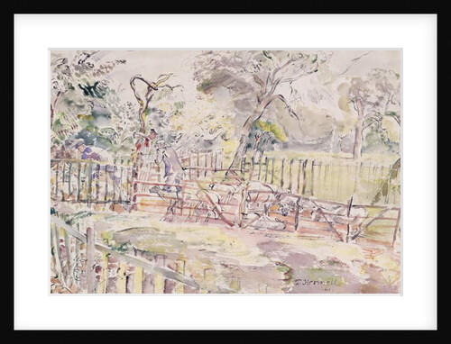 Sheep dipping, New Street, Ridley, 1941 by Thomas Barclay Hennell