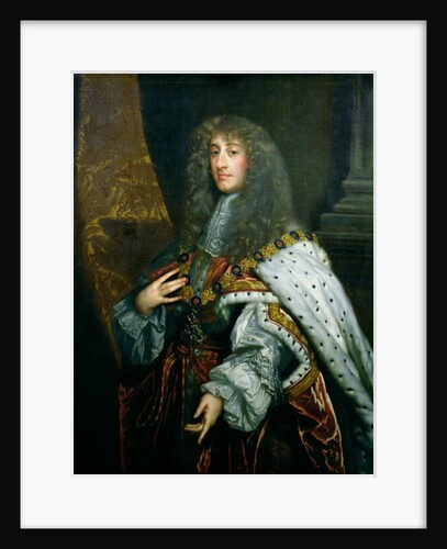 Portrait of James II in Garter Robes by Peter Lely