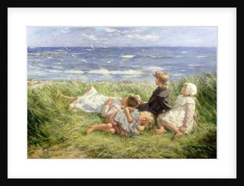 Sea Gulls and Sapphire Seas, 1912 by Robert Gemmell Hutchison