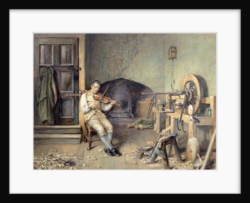 Samuel Crompton Inventing his Spinning Mule, 1895 by Alfred Walter Bayes