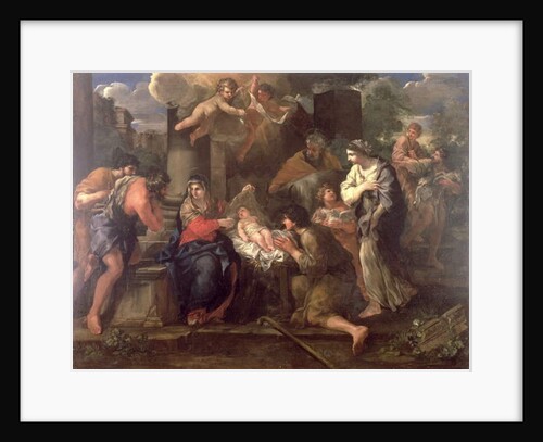 The Adoration of the Shepherds by Giovanni Francesco Romanelli
