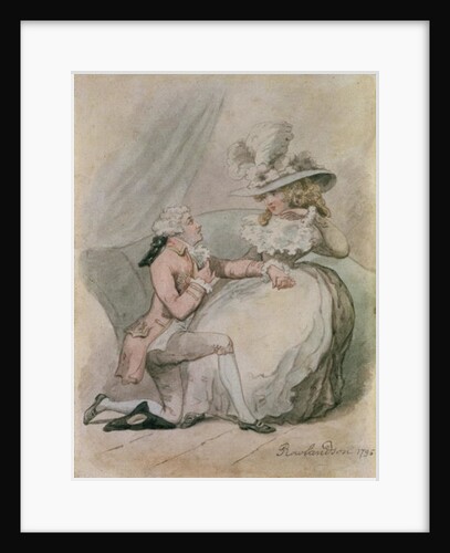 The Proposal, 1796 by Thomas Rowlandson