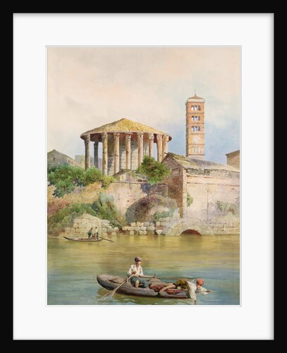 View of the Sbocco della Cloaca Massima, Rome by Ettore Roesler Franz