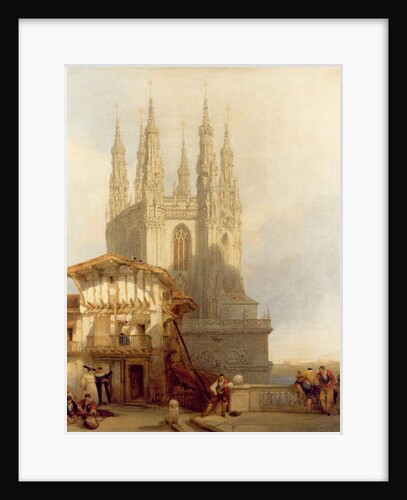 The Entrance to the North Transept, Burgos Cathedral, 1835 by David Roberts