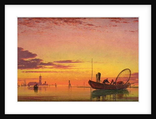 Mazzorto on the Lagoon, Venice, 1864 by Edward William Cooke