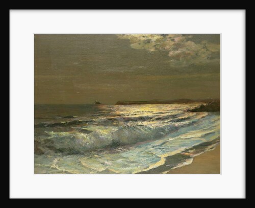 The Moonlit Breaking Wave by Albert Julius Olsson