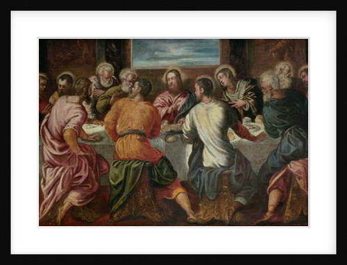 The Last Supper, mid 1540s by Jacopo Robusti Tintoretto