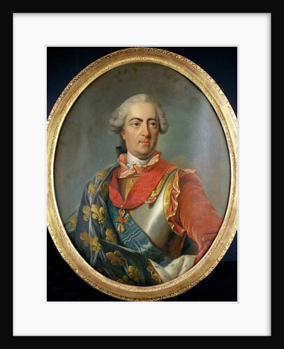 Portrait of King Louis XV of France, wearing the Order of the Golden Fleece by Carle van Loo