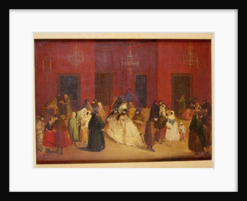Il Ridotto di Ca Giustiniani, Venice by Pietro Longhi