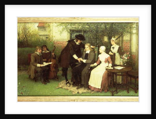 Andrew Marvell visiting his Friend John Milton by George Henry Boughton