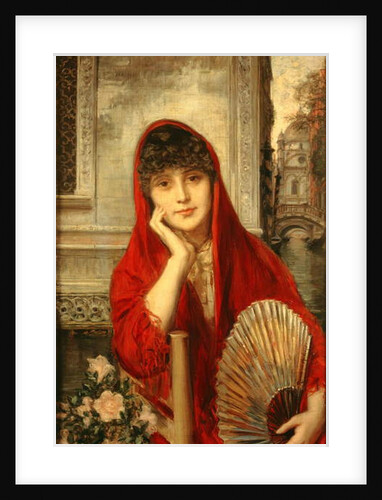 Venetian Beauty by Ricardo de Madrazo y Garreta