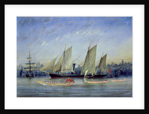 Vessels Moored in the Bosphorus by Capt. Charles A. Lodder