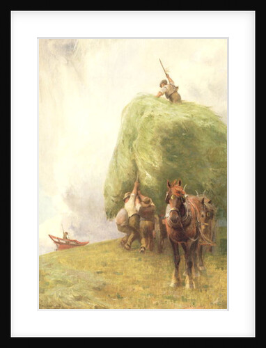 Roping the Wagon, 1897 by Henry H. Sands