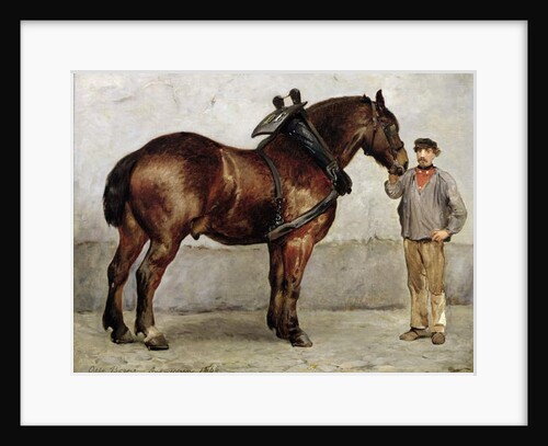 The Work Horse, 1866 by Otto Bache