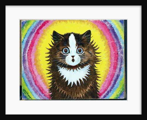 Cat in a Rainbow by Louis Wain