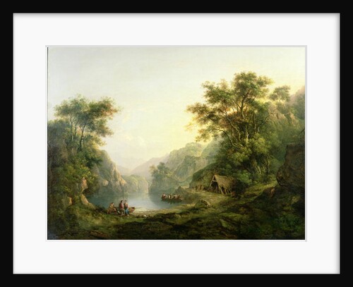 The Fishing Party, Loch Katrine, Scotland by Alexander Nasmyth