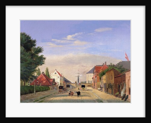 Street Scene by Danish School