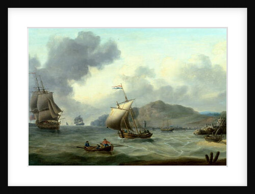 Shipping off Tenerife Island by Charles Martin Powell