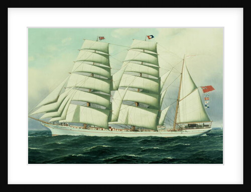 The East African in Full Sail by Antonio Jacobsen