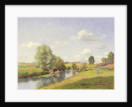 The River Saone near Grignancourt by Jean F. Monchablon