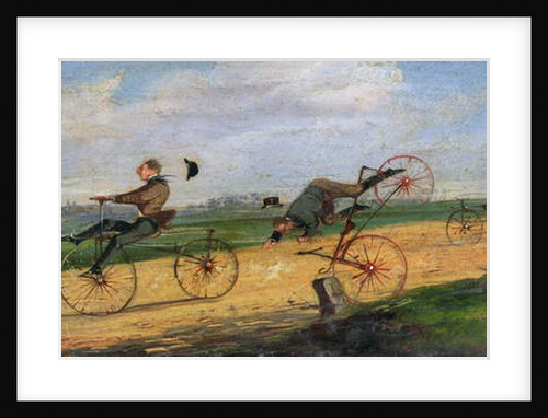A Race between Lallement Velocipedes, 1869 by Samuel Henry Alken