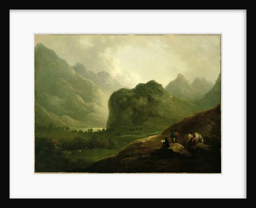A Sketching Party in the Pass at Borrowdale by Julius Caesar Ibbetson