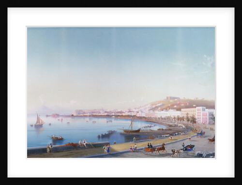 Naples from Mergellina by P. Lapira