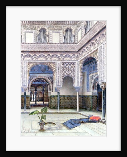 Interior of a palace, Seville by Tomas Aceves