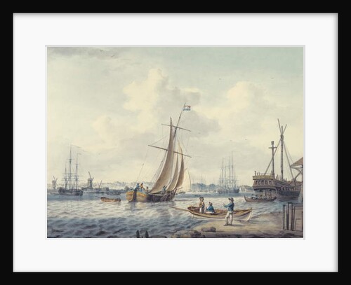 A View of Greenwich and Deptford showing the Royal Naval College and the Royal Dockyard, 1789 by William Anderson