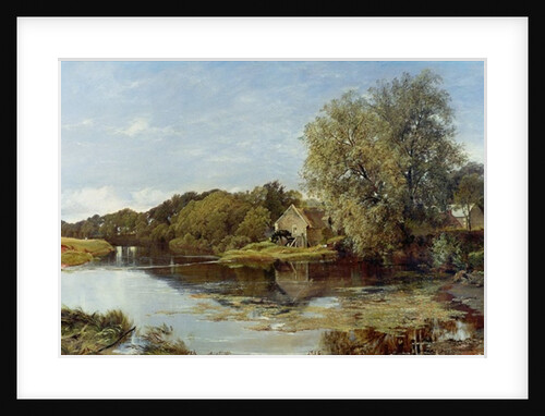 At Milton Mill, on the River Irvine, 1855 by Horatio McCulloch