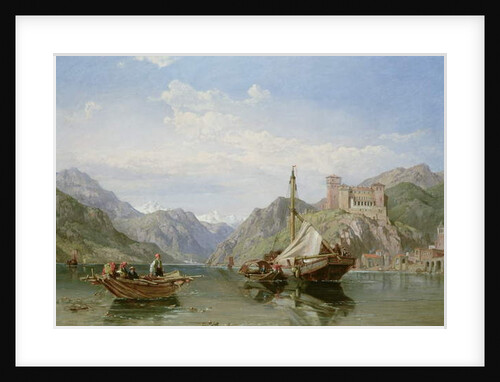 Angera on Lake Maggiore by George Clarkson Stanfield