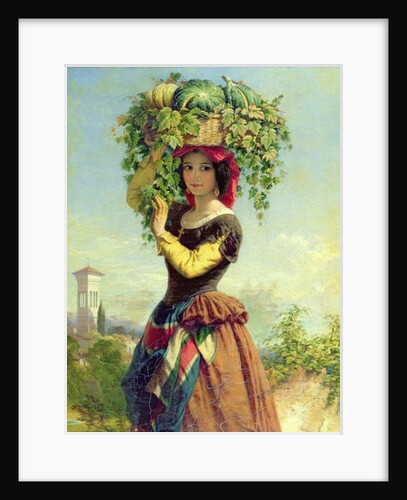 An Italian Fruit Seller by John Adam P. Houston