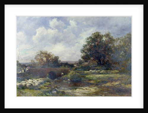 Sheep Washing - West Malvern, 1899 by David Bates