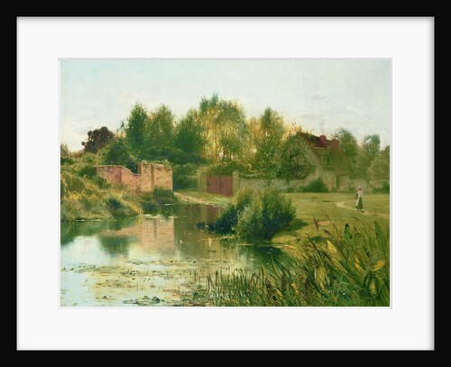 The Village Pond, 1879 by Ernest Parton