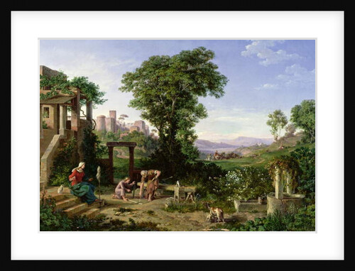 Christ the Carpenter, 1860 by Edmund Worndle von Adelsfried