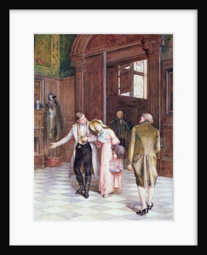 Crossing the Threshold, the New Bride, 1886 by Henry Gillard Glindoni