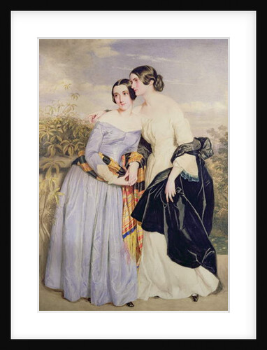Mrs Partridge and her sister Miss Croker, c.1850 by George Richmond