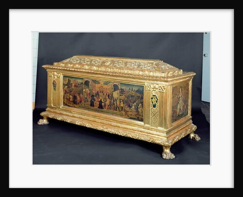 Cassone with panels depicting The Continence of Scipio and allegories of Fortitude and Prudence by Anonymous