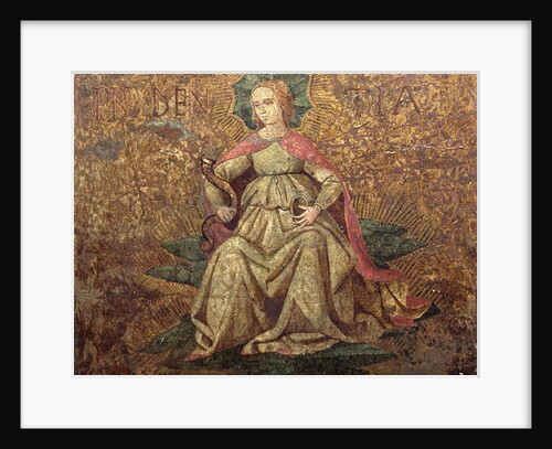 Allegory of Prudence, end panel of a cassone, c.1460-65 by (workshop of) Apollonio di Giovanni