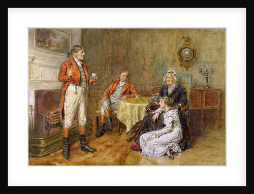 A Huntsman Reciting a Tale by George Goodwin Kilburne