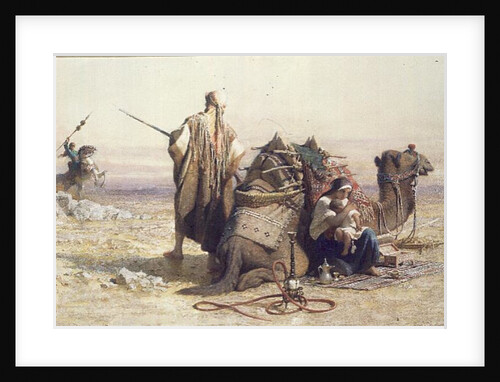 Danger in the Desert, 1867 by Carl Haag