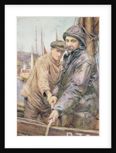 Hauling in the net by Henry Meynell Rheam