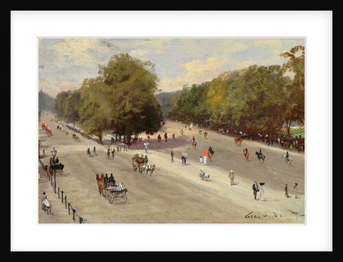 Rotten Row, Hyde Park Corner by George Hyde Pownall