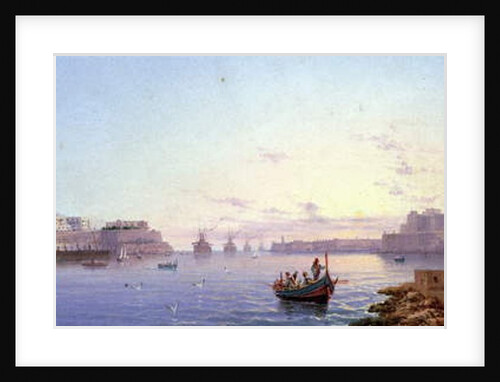 The Grand Harbour, Valletta by Luigi Maria Galea