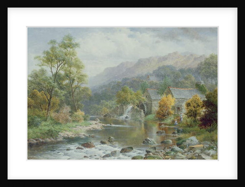 Approaching Autumn on the Arran, Dolgelly by William Henry Mander