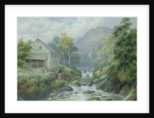 Old Disused Mill, Dolgelly by William Henry Mander