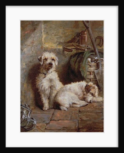 Stablemates, 1898 by John Fitz Marshall